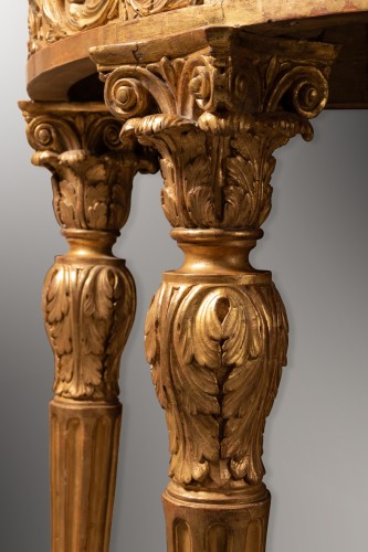 Console table Louis XVI period late 18th century - Louis XVI