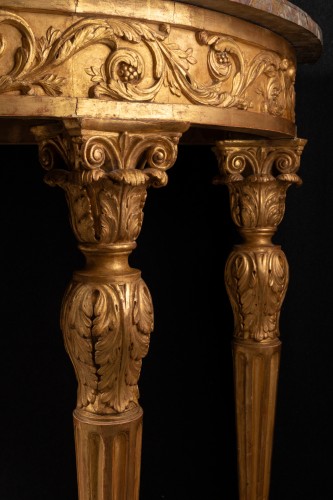 Louis XVI - Console table Louis XVI period late 18th century