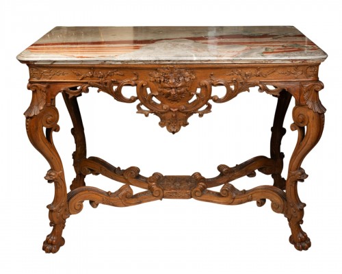 Oak console table Régence period first third 18th century