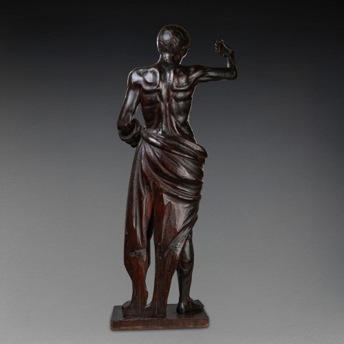 Saint Barthélémy écorché en noyer, fin XVIIe début XVIIIe siècle - Louis XIV