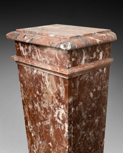 Paire de gaines en marbre milieu du XIXe siècle - Objet de décoration Style Louis-Philippe