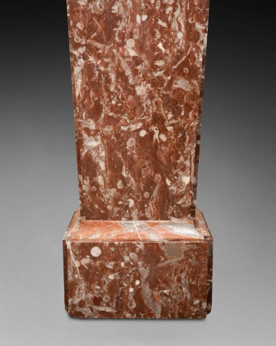 XIXe siècle - Paire de gaines en marbre milieu du XIXe siècle