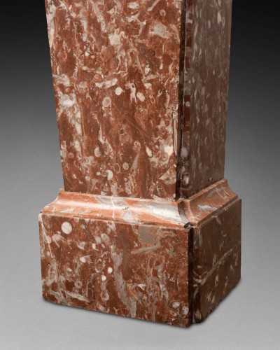 Paire de gaines en marbre milieu du XIXe siècle - Louis-Philippe