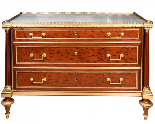 mahogany chest Louis XVI period second half 18th century