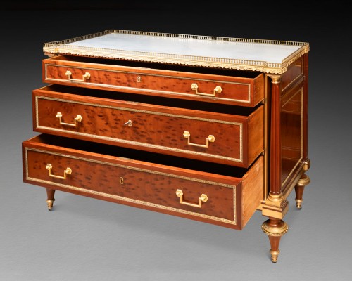 Furniture  - mahogany chest Louis XVI period second half 18th century