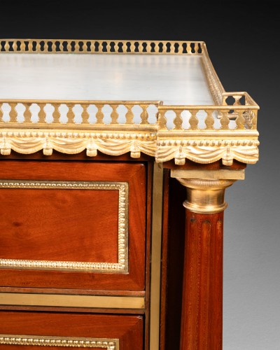 mahogany chest Louis XVI period second half 18th century - 