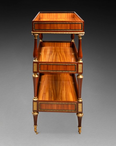 Antiquités - Table dite "tricoteuse" Travail Français époque Restauration XIXe siècle