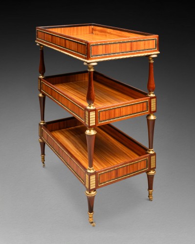 Antiquités - Table dite "tricoteuse" Travail Français époque Restauration XIXe siècle