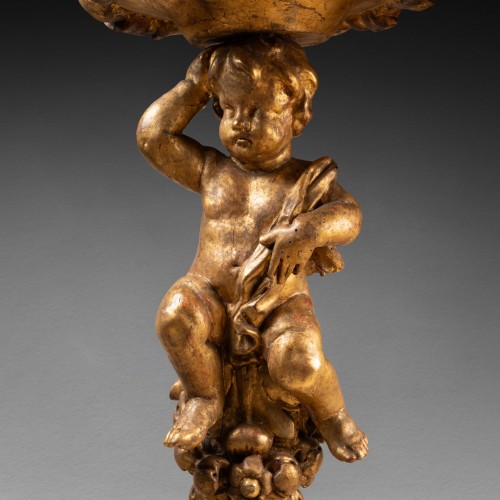 Decorative Objects  - Side table lamp-holster Louis XIV period second half 17th century
