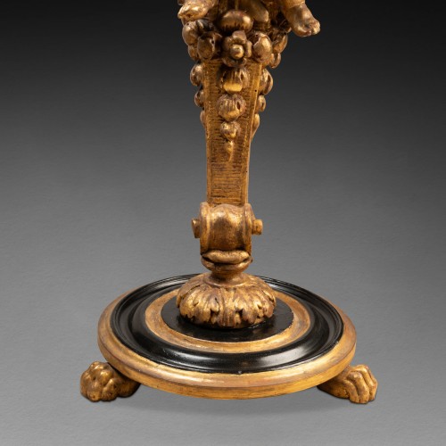 Side table lamp-holster Louis XIV period second half 17th century - 