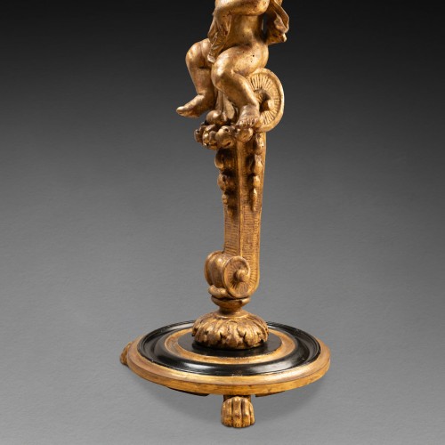 Louis XIV - Side table lamp-holster Louis XIV period second half 17th century