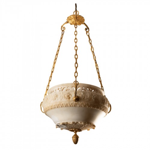 Vasque en albâtre époque Restauration circa 1830