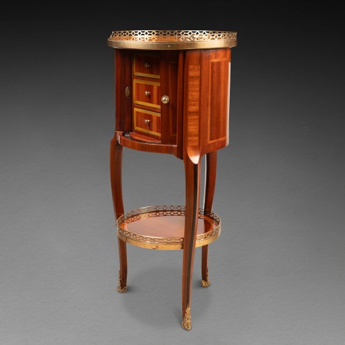 Table de salon époque Transition signée Dusautoy XVIIIe siècle - Mobilier Style Transition