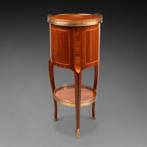 XVIIIe siècle - Table de salon époque Transition signée Dusautoy XVIIIe siècle