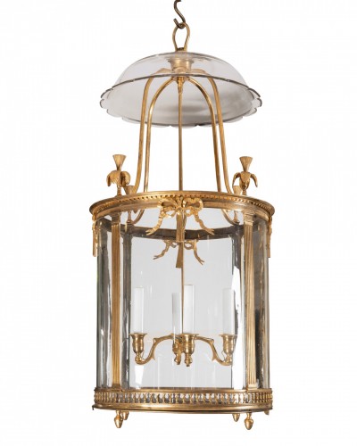 Four lights lantern Louis XVI period late 18th century
