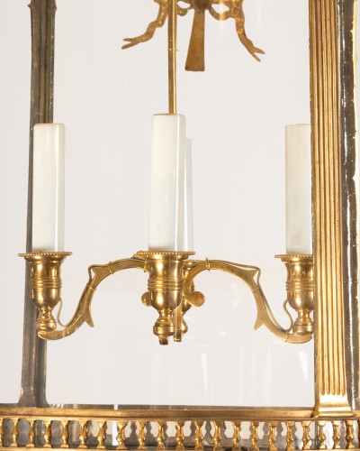 Four lights lantern Louis XVI period late 18th century - Louis XVI