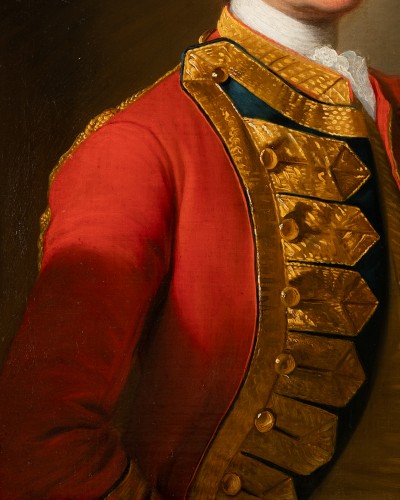 18th century - Portrait of an officer of the Royal Regiment 18th century