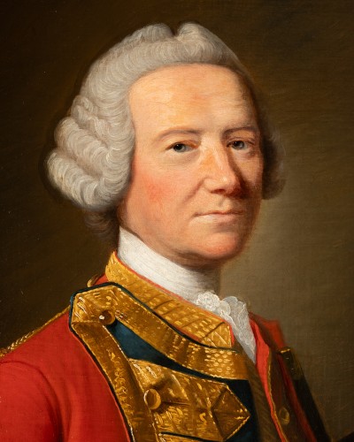 Louis XV - Portrait of an officer of the Royal Regiment 18th century