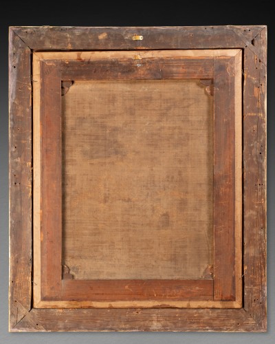 Antiquités - Portrait of an officer of the Royal Regiment 18th century