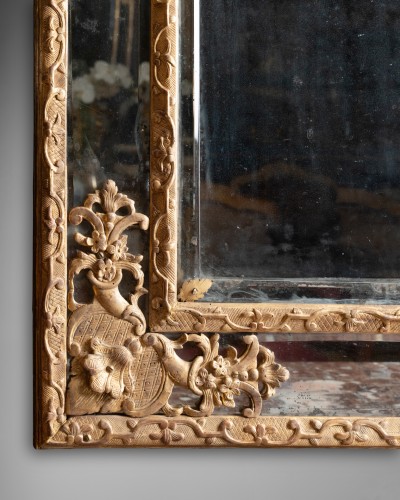 "Pare closes" mirror late Louis XIV period first third 18th century - Louis XIV