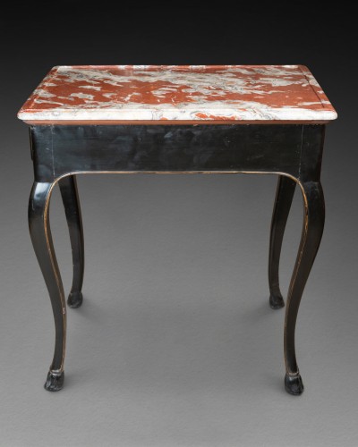 18th century - Louis XV blackened pear wood coffe table