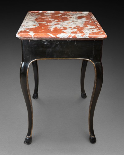 Louis XV blackened pear wood coffe table - Louis XV