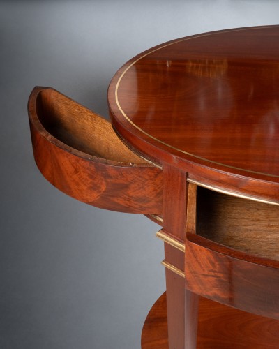 Mahogany table Louis XVI period late 18th century - Louis XVI