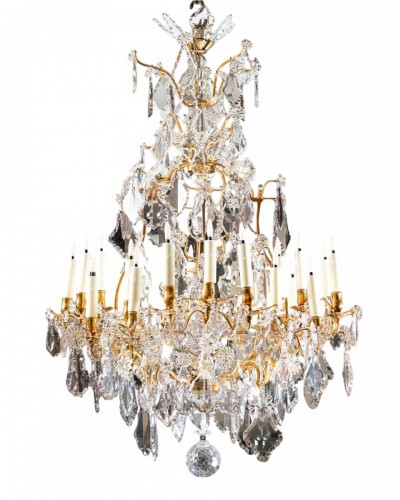 Grand lustre à 24 lumières milieu du XVIIIe siècle