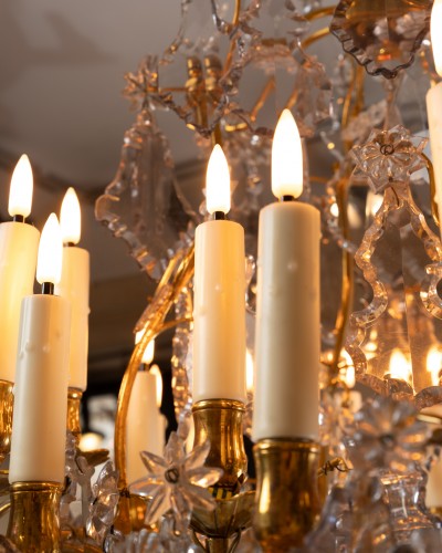 Grand lustre à 24 lumières milieu du XVIIIe siècle - Laurent Chalvignac