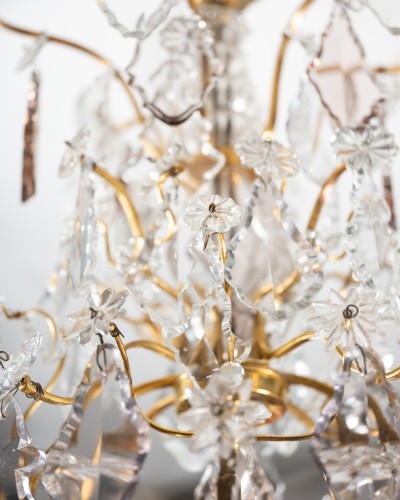 Antiquités - Grand lustre à 24 lumières milieu du XVIIIe siècle