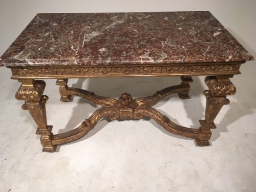 Middle table Louis XIV period late 17th century - Furniture Style Louis XIV