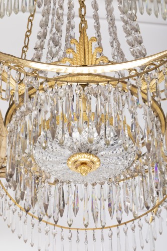 Directoire - 12 lights chandelier Neoclassical period