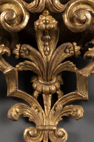 Antiquités - Large pair of  Louis XIV wall brackets