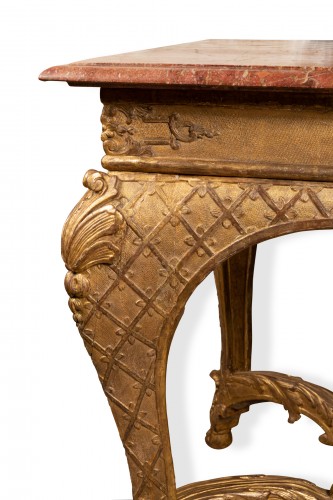 Table console Régence period 18th century - Furniture Style French Regence