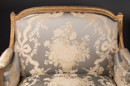 Marquise époque Louis XVI estampillée JACOB XVIIIe siècle - Sièges Style Louis XVI