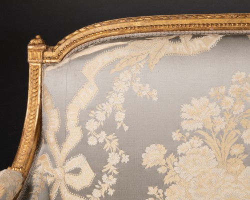 Sièges Fauteuil & Bergère - Marquise époque Louis XVI estampillée JACOB XVIIIe siècle