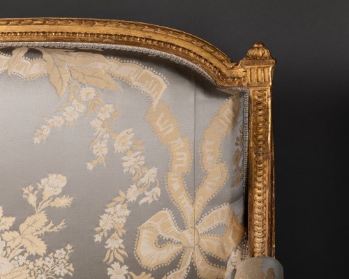 Marquise époque Louis XVI estampillée JACOB XVIIIe siècle - Laurent Chalvignac