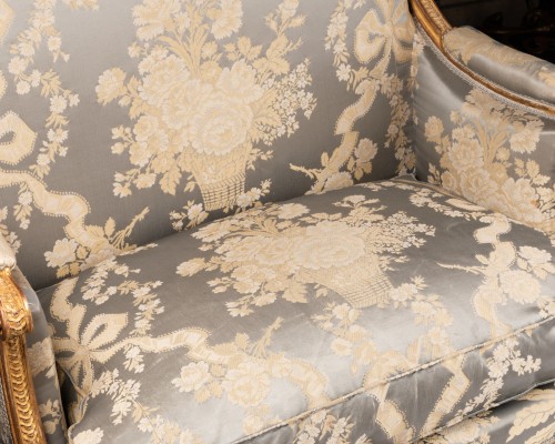 XVIIIe siècle - Marquise époque Louis XVI estampillée JACOB XVIIIe siècle