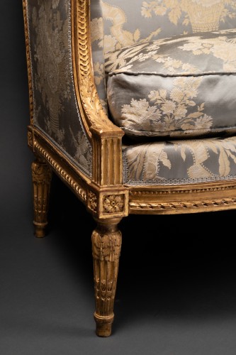 Marquise époque Louis XVI estampillée JACOB XVIIIe siècle - Louis XVI