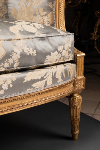 Louis XVI - Marquise époque Louis XVI estampillée JACOB XVIIIe siècle