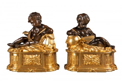 Pair of  Louis XVI Bronzes