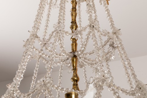 Napoléon III - 19th century &quot;Lace chandelier&quot; in Louis XIV style