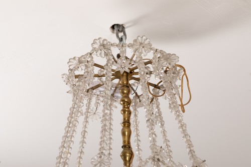 Antiquités - 19th century &quot;Lace chandelier&quot; in Louis XIV style