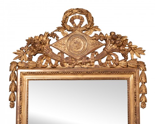 Miroir époque Directoire fin du XVIIIe siècle - Miroirs, Trumeaux Style Directoire