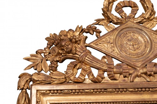 Antiquités - Miroir époque Directoire fin du XVIIIe siècle