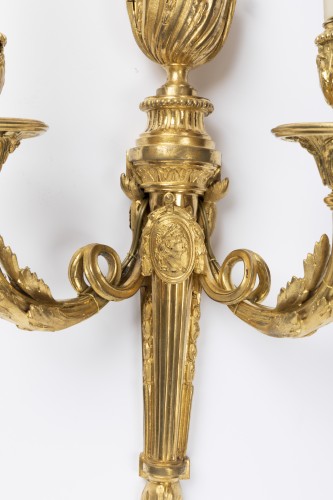 18th century - Set of four sconces Transition period circa 1770