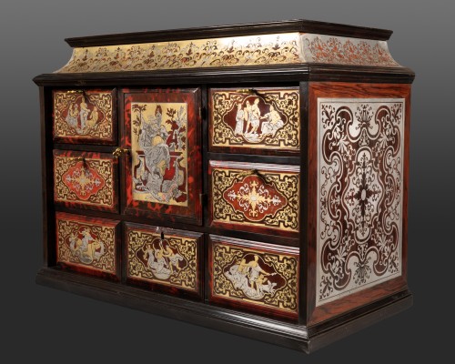 Mobilier Cabinet & Coffre - Cabinet marquèterie Boulle fin du XVIIe siècle
