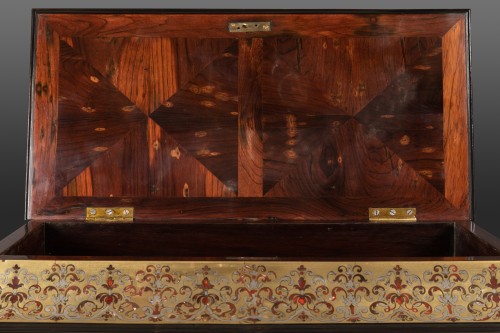 Louis XIV - Cabinet marquèterie Boulle fin du XVIIe siècle