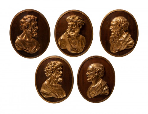 Set of five medallions 17th century