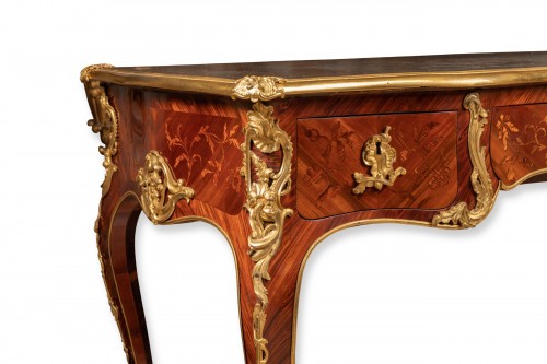 Furniture  - Desk Louis XV period stamped DUBOIS